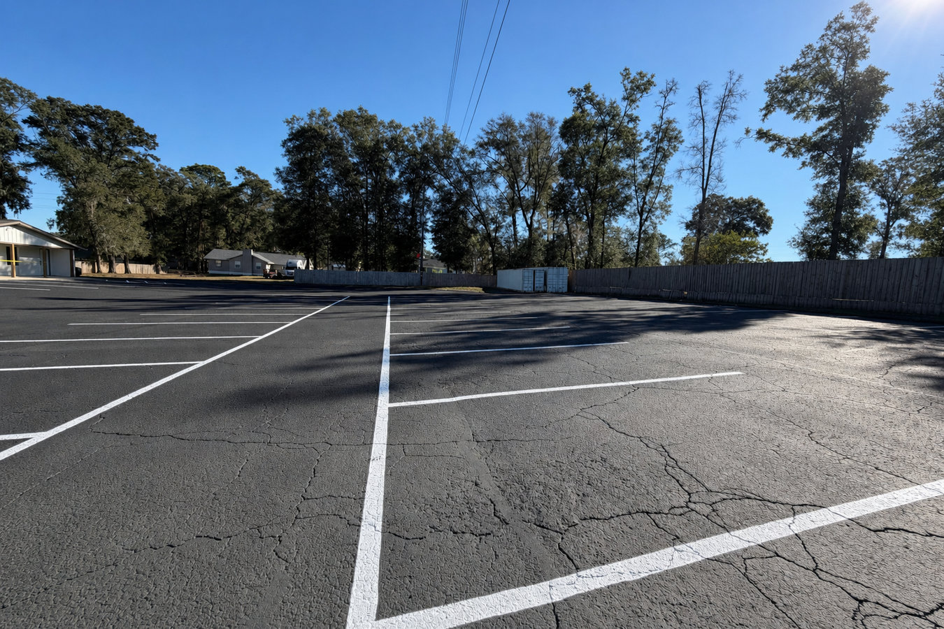 Parking lot maintenance